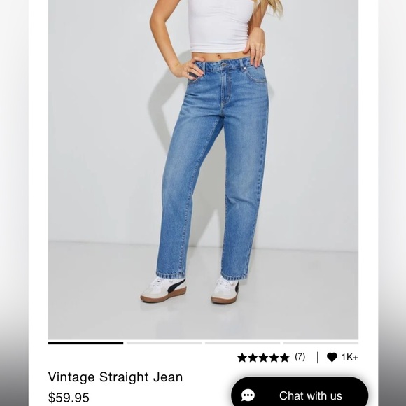 Garage Vintage Straight Jeans - Picture 2 of 3